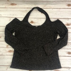 Halter sweater top